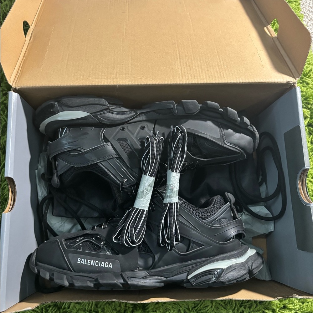 Balenciaga Black Athletic Shoes